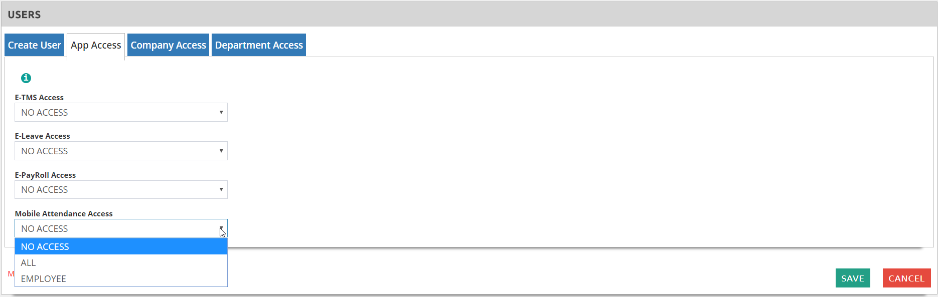 User Creation